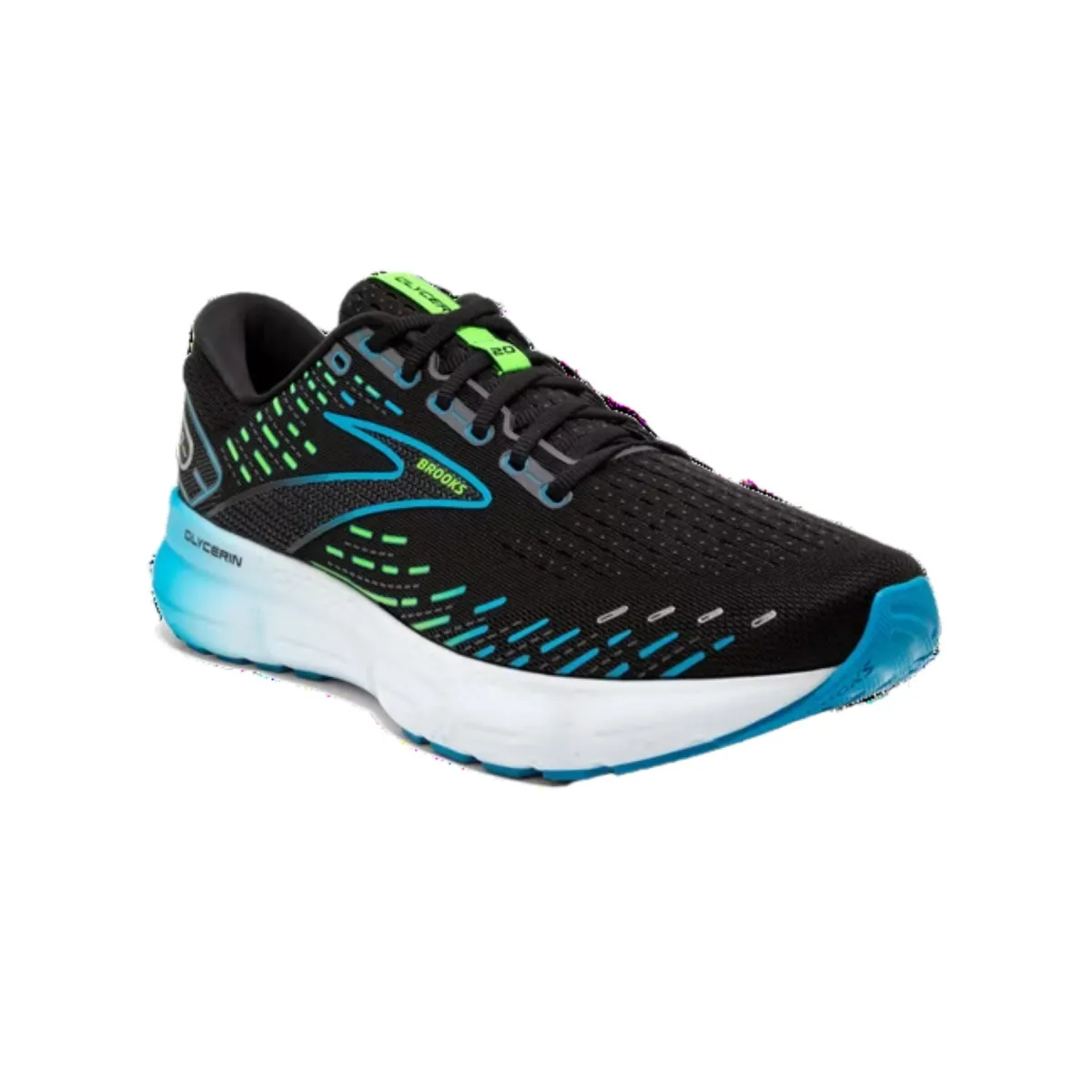 Shoes Brooks Glycerin 20 Black Blue Green