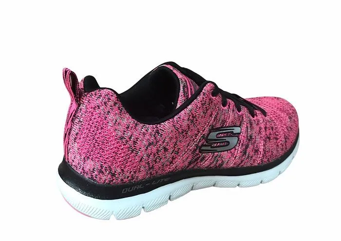 Skechers scarpa da donna Flex Appeal 2.0 High Energy 12756/HPBK hot pink black