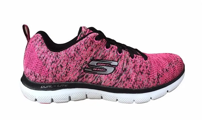 Skechers scarpa da donna Flex Appeal 2.0 High Energy 12756/HPBK hot pink black