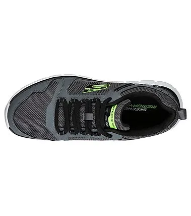 Skechers scarpa da ginnastica da uomo Track Knockhill 232001/CCBK carbone nero