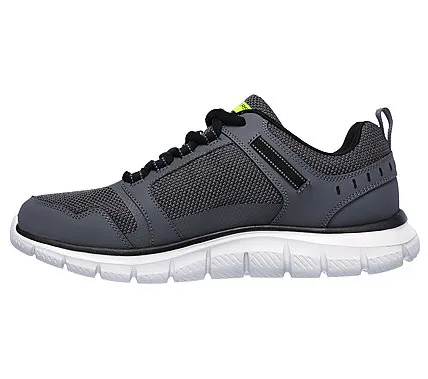 Skechers scarpa da ginnastica da uomo Track Knockhill 232001/CCBK carbone nero