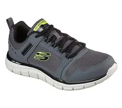 Skechers scarpa da ginnastica da uomo Track Knockhill 232001/CCBK carbone nero