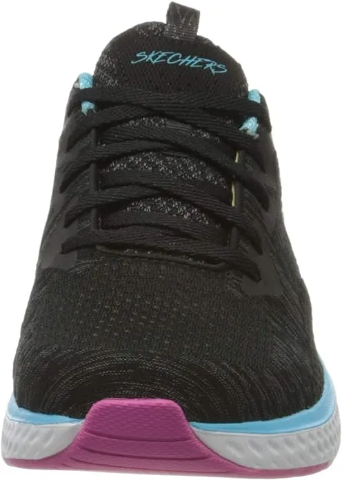 Skechers scarpa sportiva da donna Solar Fuse-Brisk Escape 13328/BKMT nero