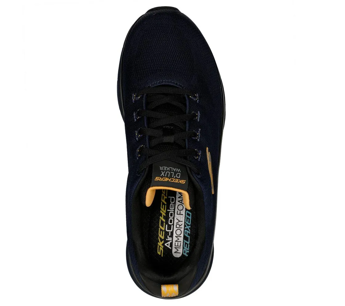 Skeckers scarpa da walking da uomo D'Lux Walker Get Oasis 232362/NVYL blu-giallo