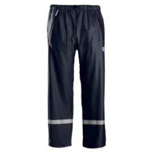 Snickers&#x20;8201&#x20;Rain&#x20;Work&#x20;Trousers&#x20;PU&#x20;-&#x20;Navy