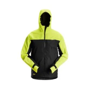 Snickers&#x20;Work&#x20;Jacket&#x20;Shell&#x20;Waterproof&#x20;1303&#x20;-&#x20;Black&#x20;Yellow