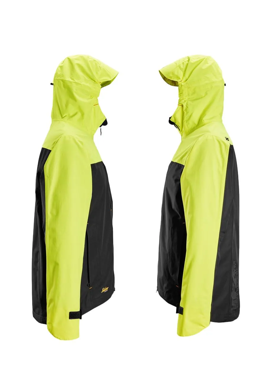 Snickers&#x20;Work&#x20;Jacket&#x20;Shell&#x20;Waterproof&#x20;1303&#x20;-&#x20;Black&#x20;Yellow