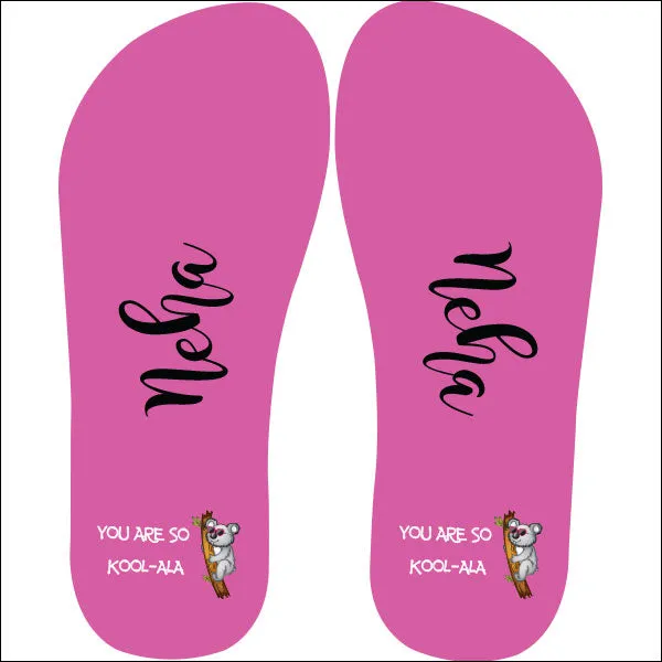 So Kool-ala © Personalized Flip Flops for Girlfriend