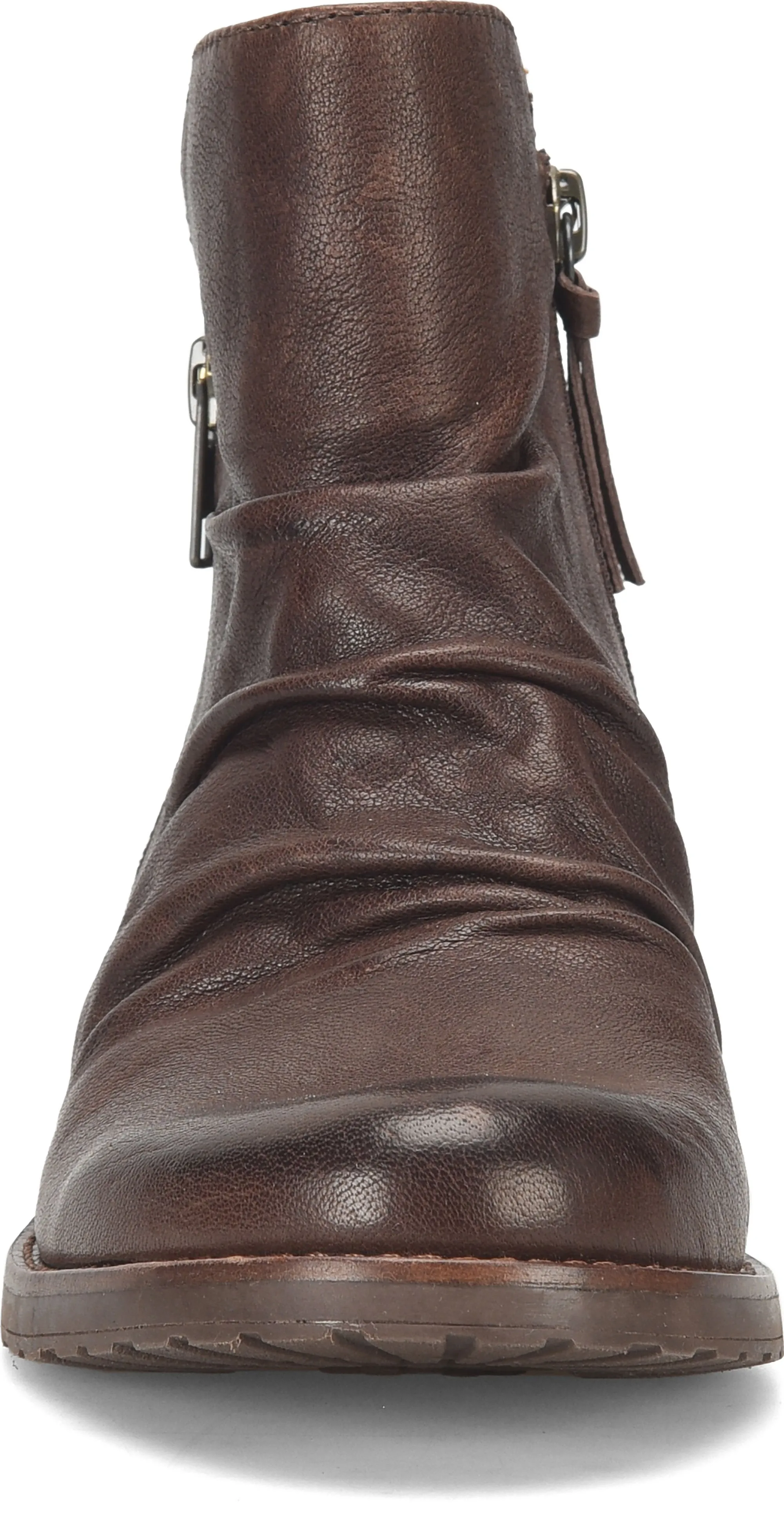 Sofft Women's Beckie II Ankle Leather Boots - Cocoa Brown