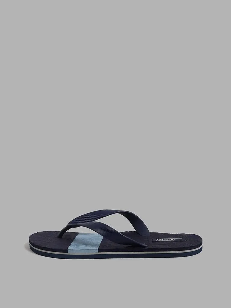 SOLEPLAY Navy Flip-Flops