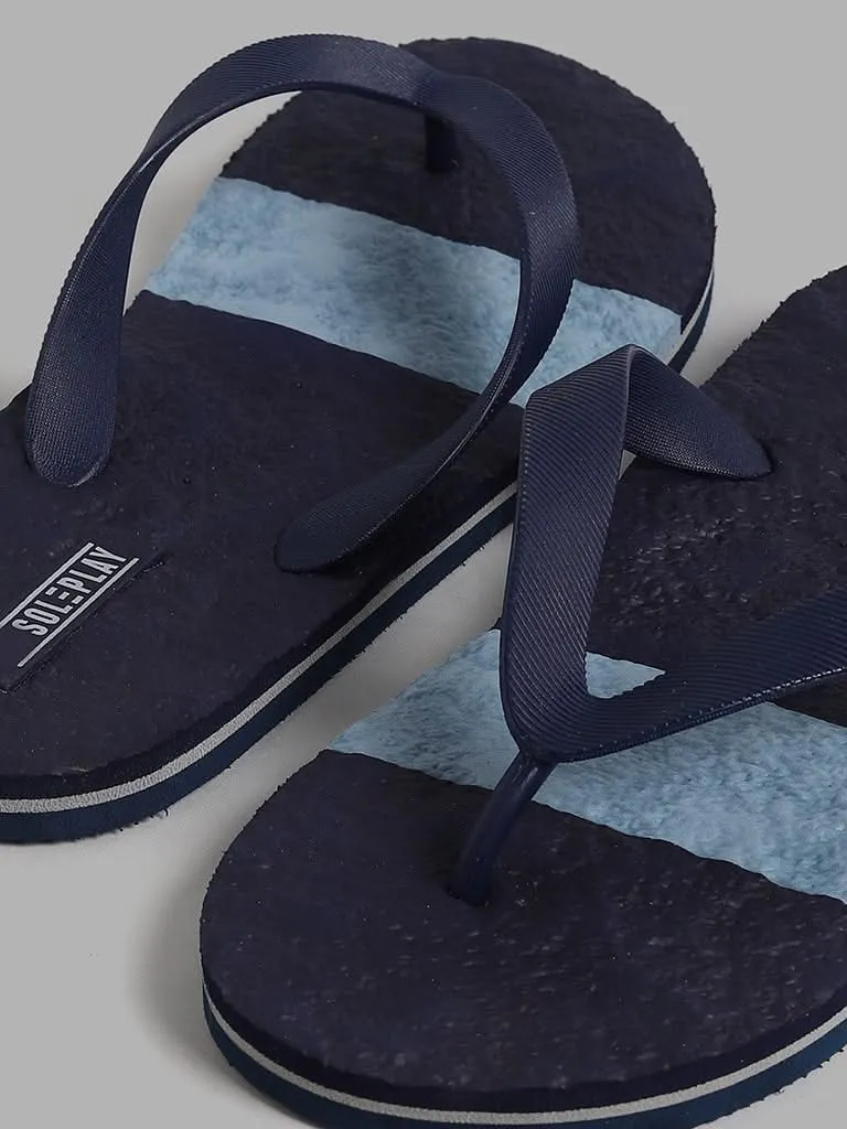 SOLEPLAY Navy Flip-Flops