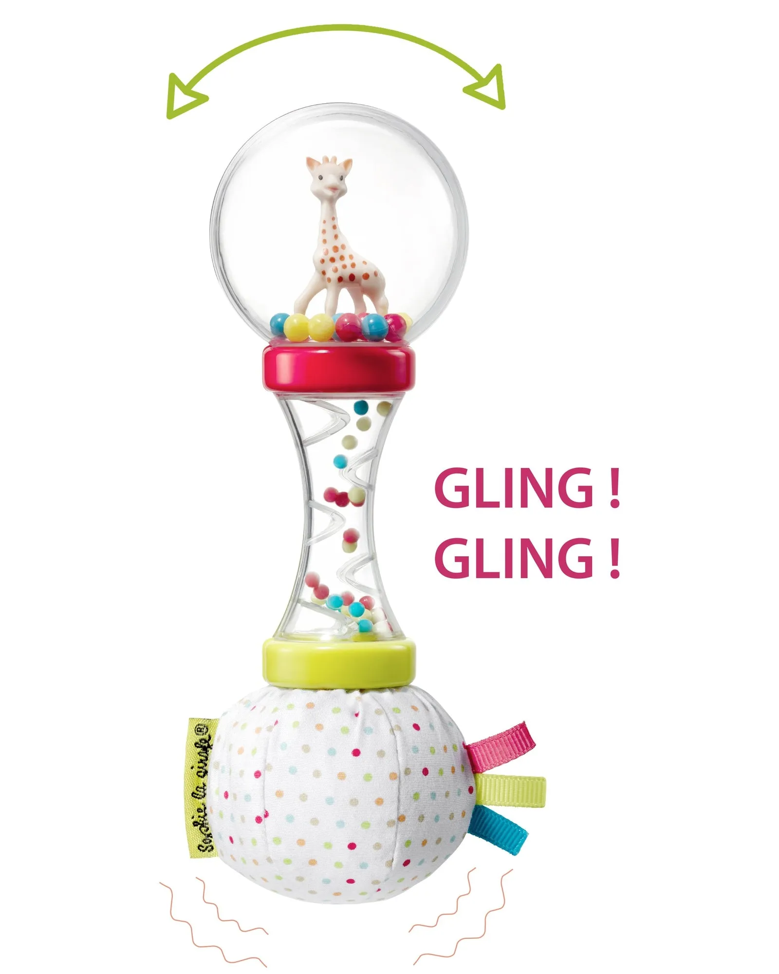 Sophie The Giraffe Soft Maraca Rattle