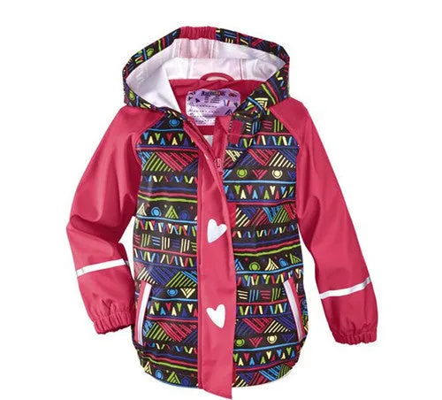 Spring & Autumn Raincoats for Girls. Waterproof Windproof Breathable - Free Shipping to N.A.