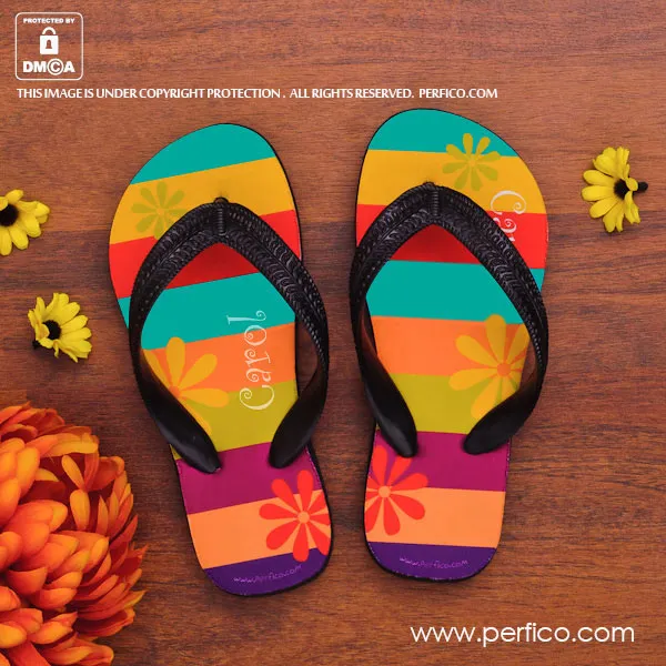 Stripes © Personalized Flip Flops