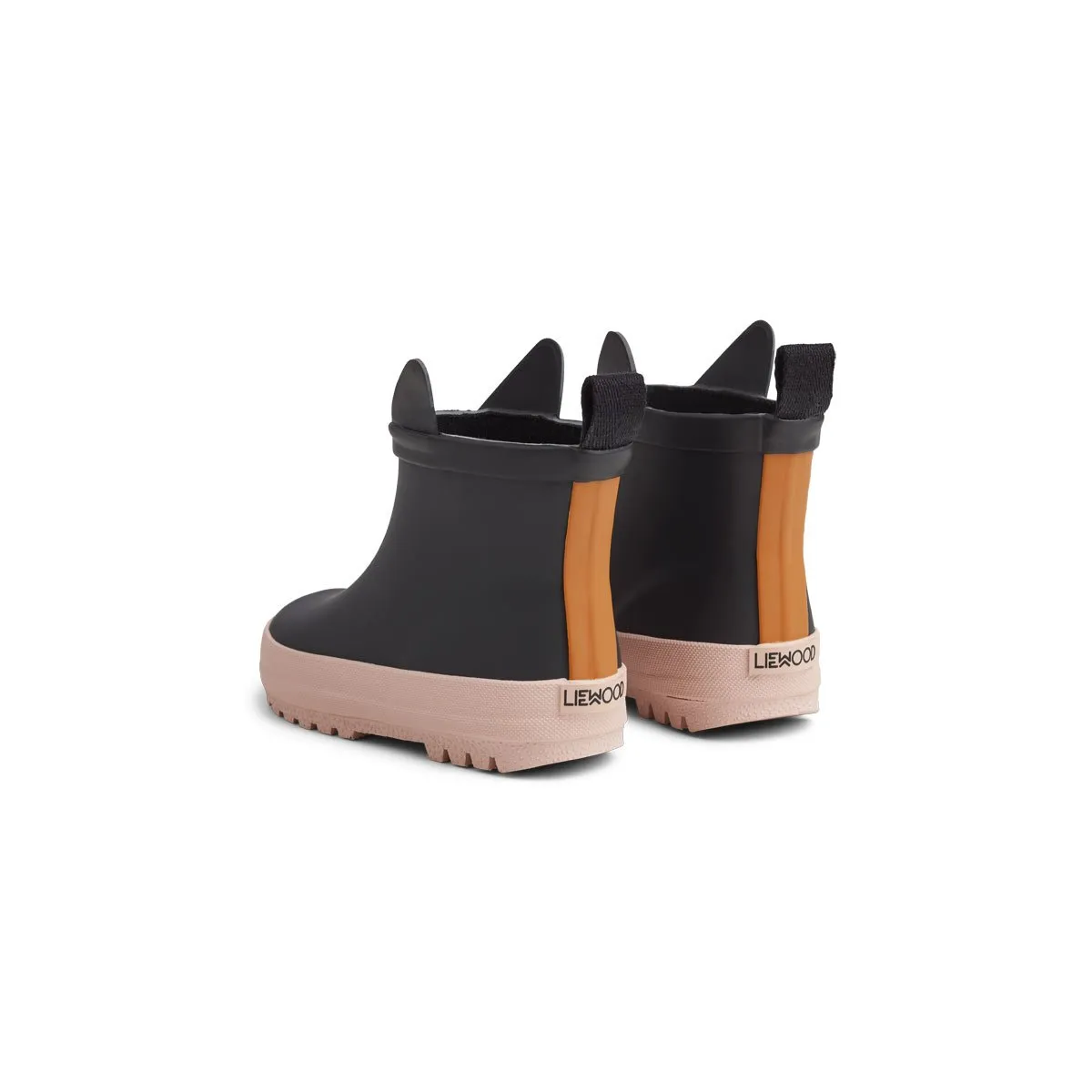 Tekla Rain Boot - Black/rose mix