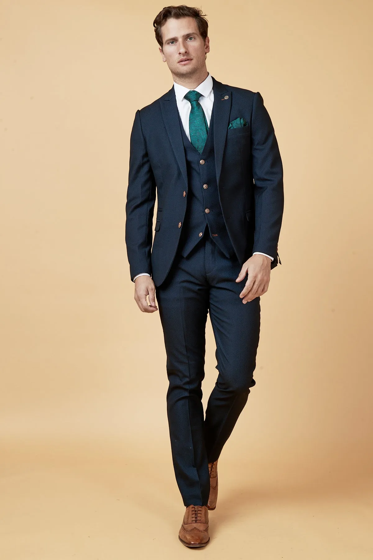 The Everton Collection | Dwight McNeil In Max Navy Suit