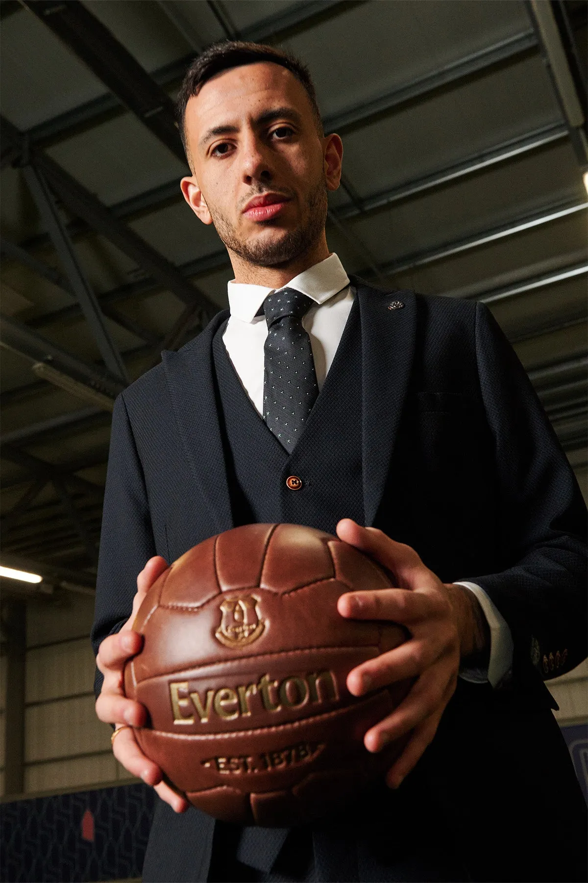 The Everton Collection | Dwight McNeil In Max Navy Suit