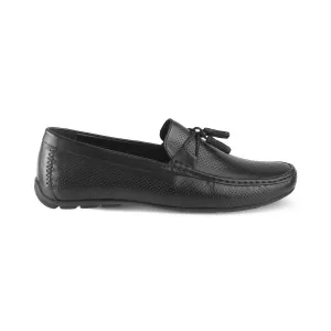 The Otie Black Men's Leather Loafers