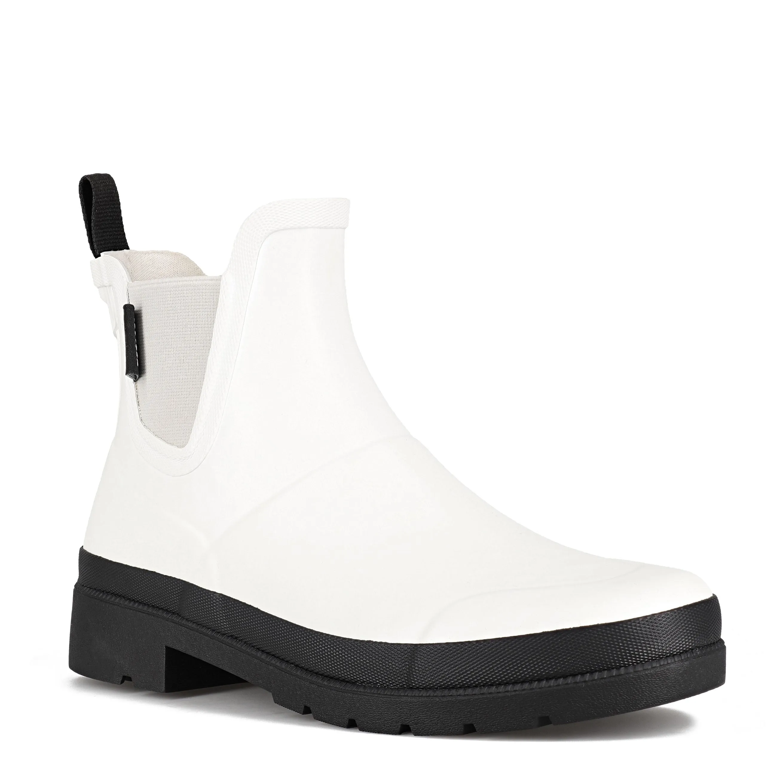 Tretorn Women's Lina 3 Rain Boots in White Black