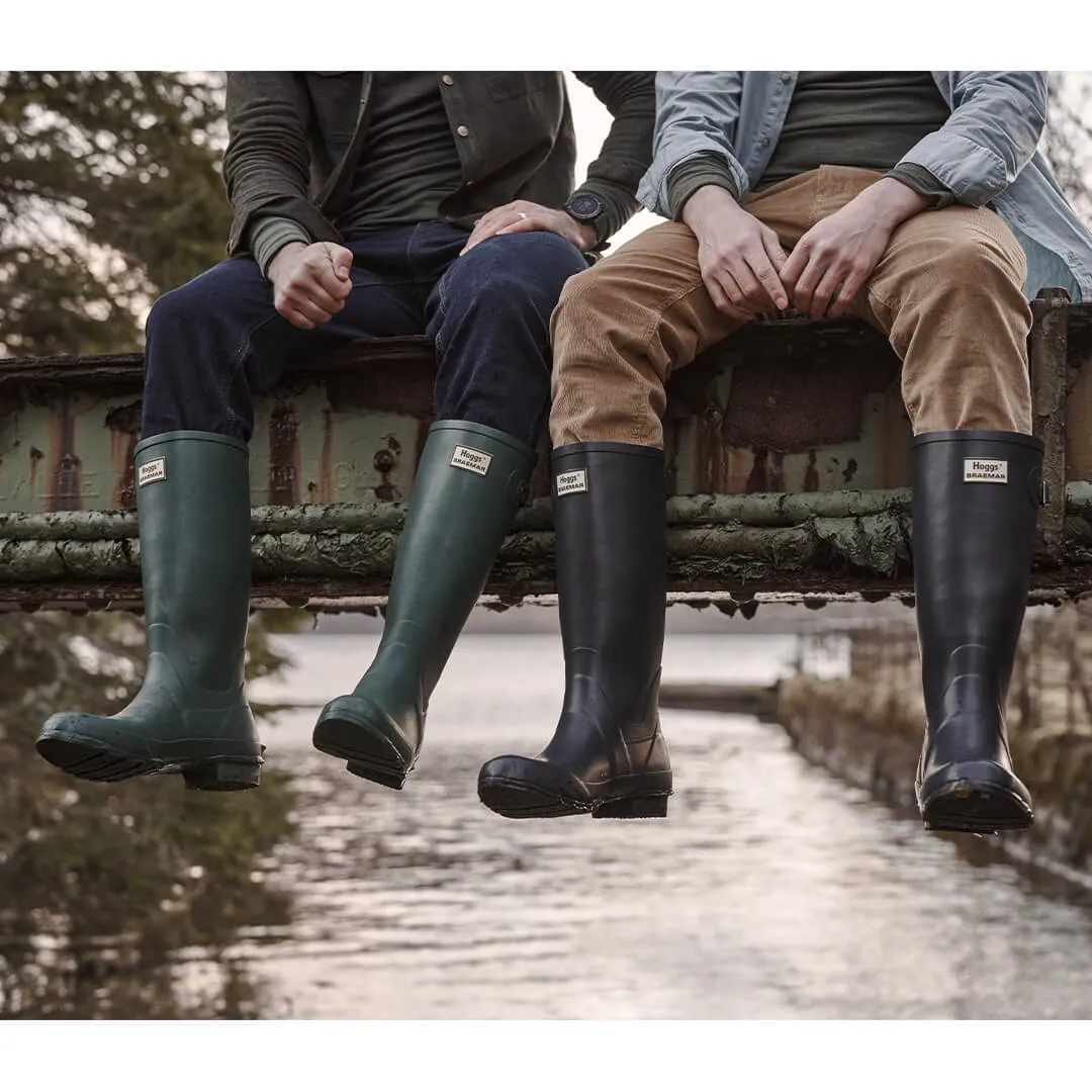 Unisex Braemar Wellington Boots - Green by Hoggs of Fife