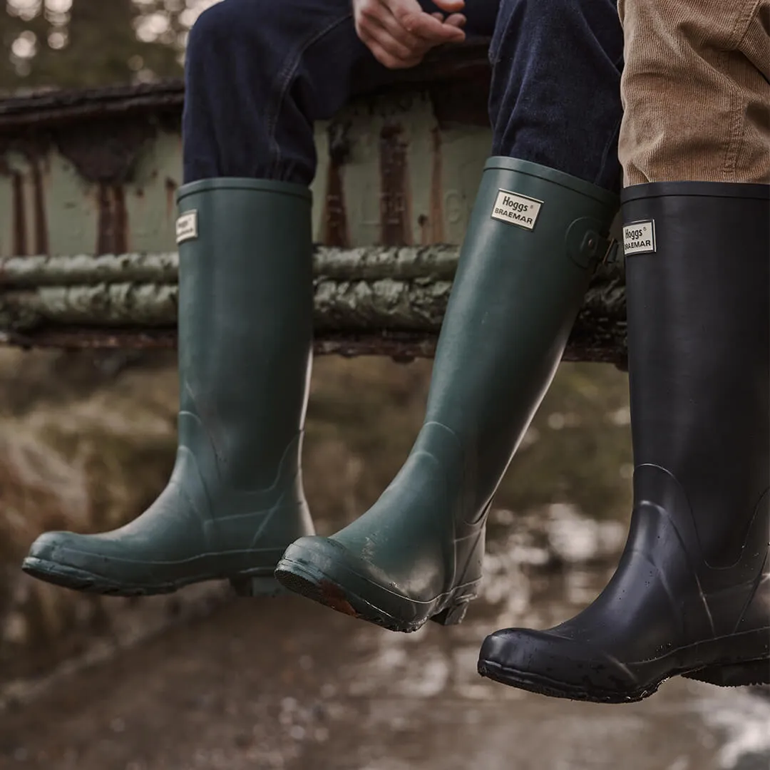 Unisex Braemar Wellington Boots - Green by Hoggs of Fife