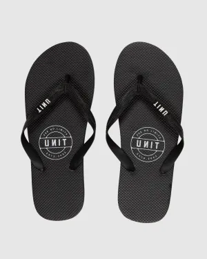 UNIT Mens Stamp Flip Flops