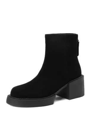 USS Shoes Betty Women's Square Heel Boots