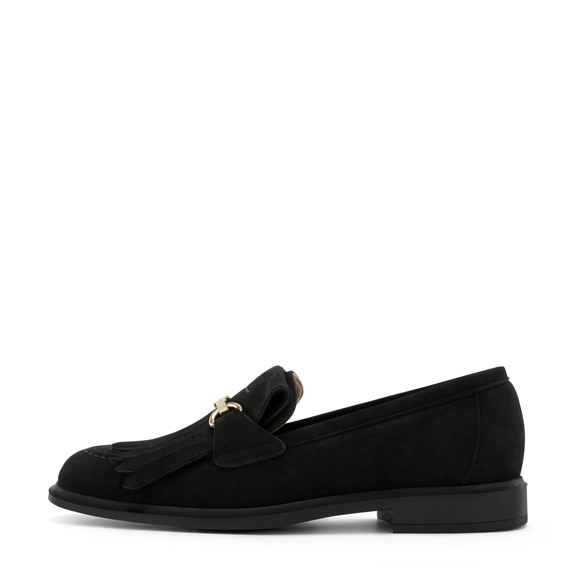 Vendôme Lave black suede loafers