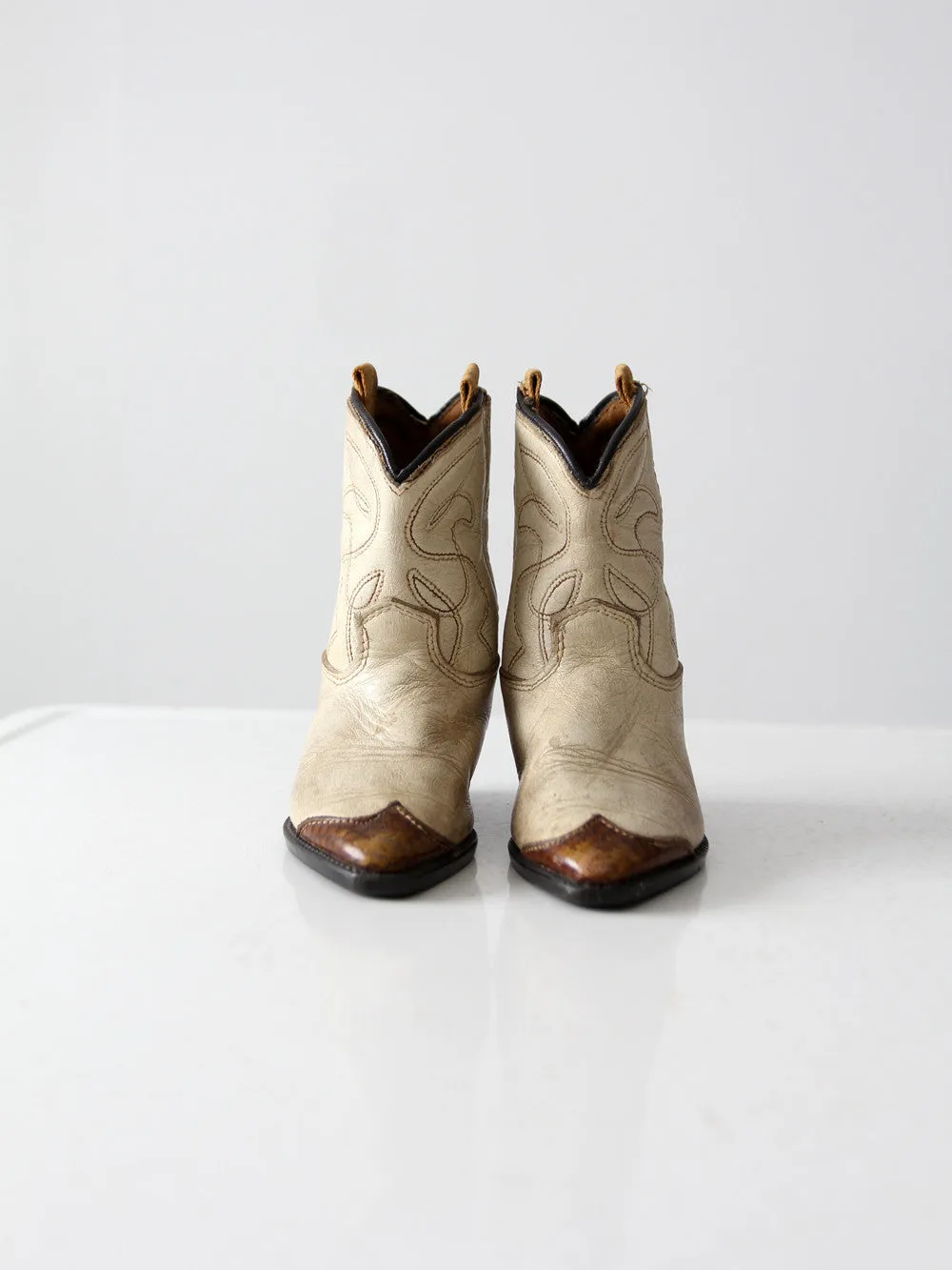 vintage 1940s children's cowboy boots