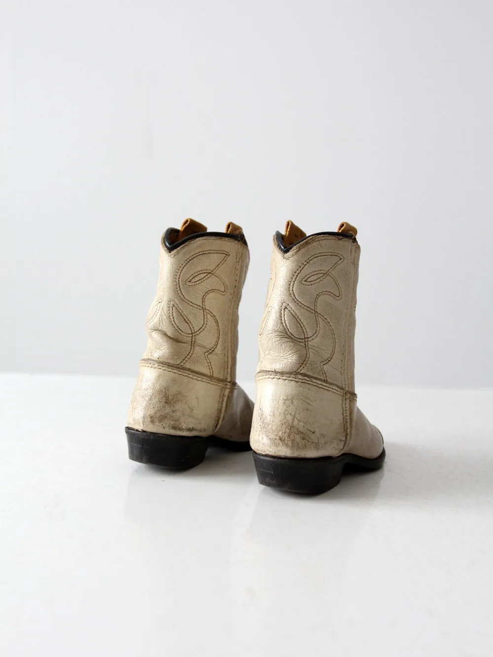 vintage 1940s children's cowboy boots