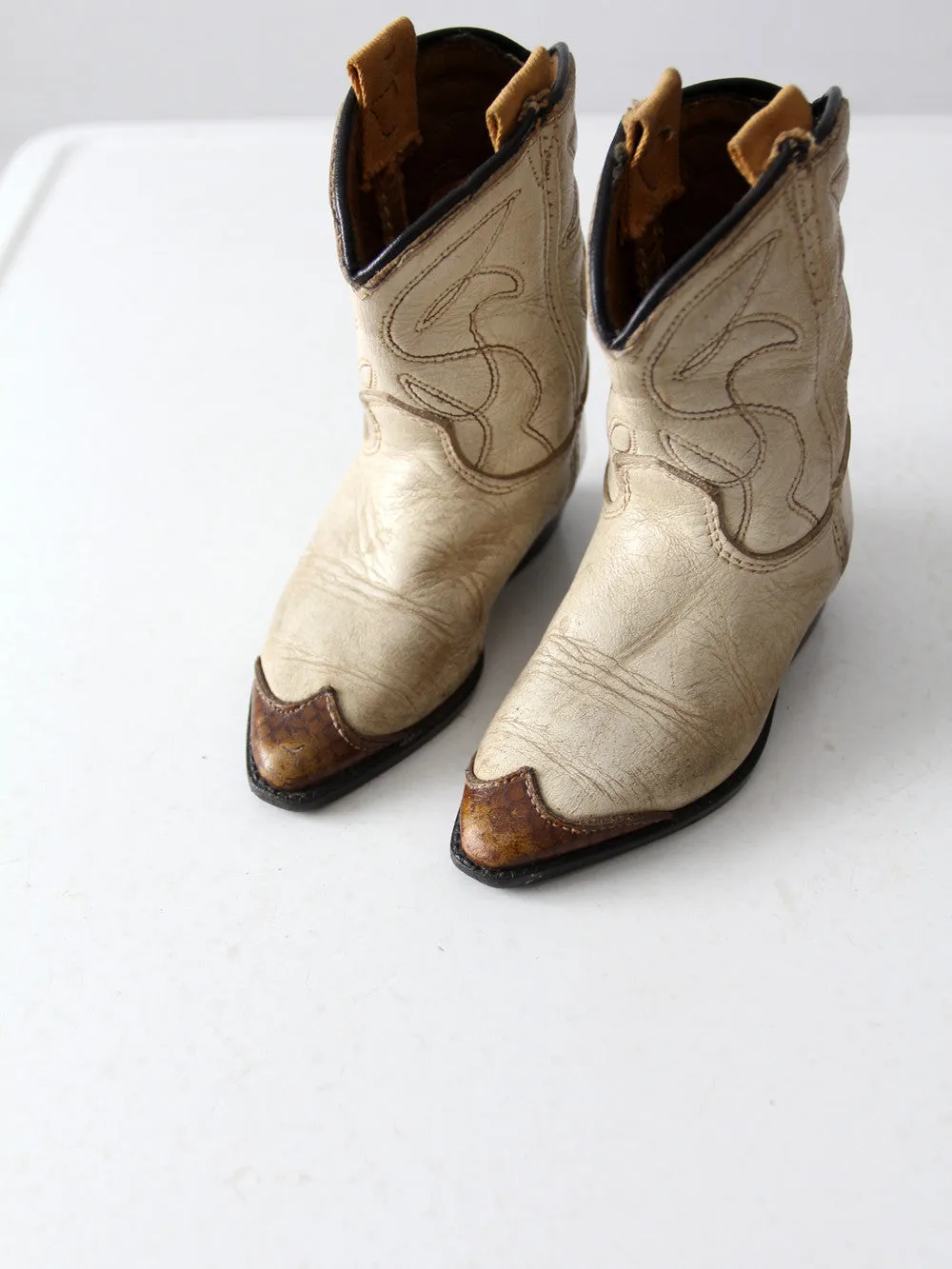 vintage 1940s children's cowboy boots