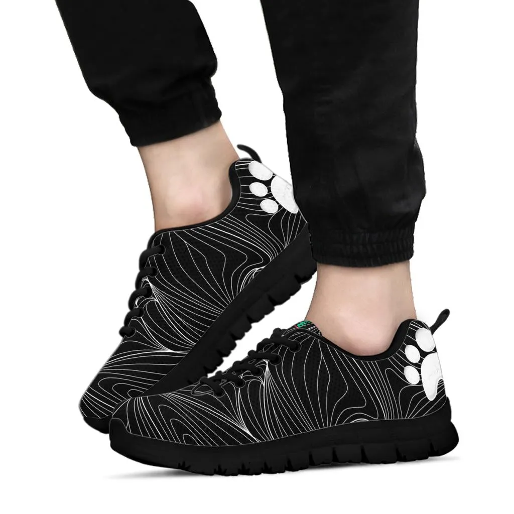 Web with Pawprints on heel -  Women's Sneakers