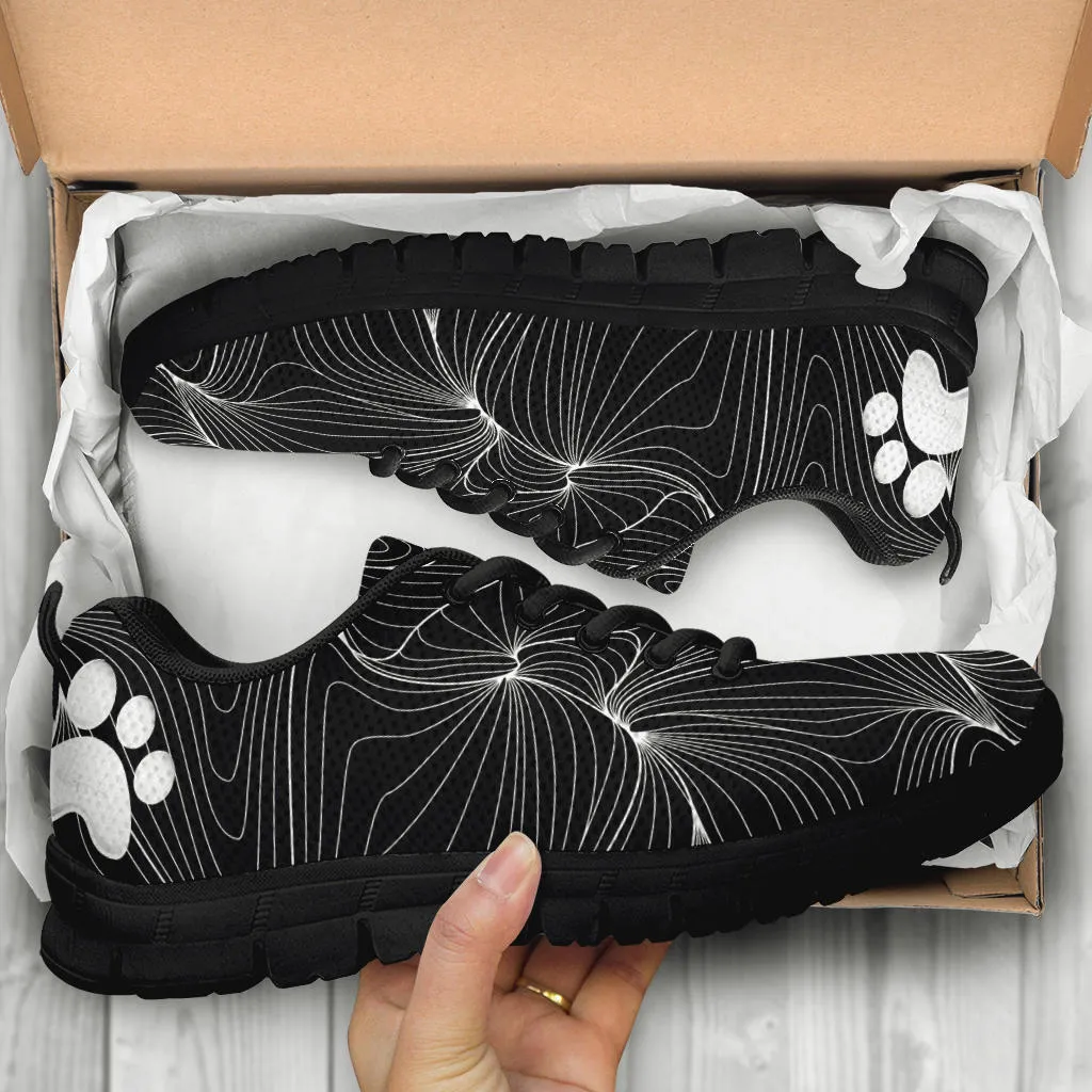 Web with Pawprints on heel -  Women's Sneakers