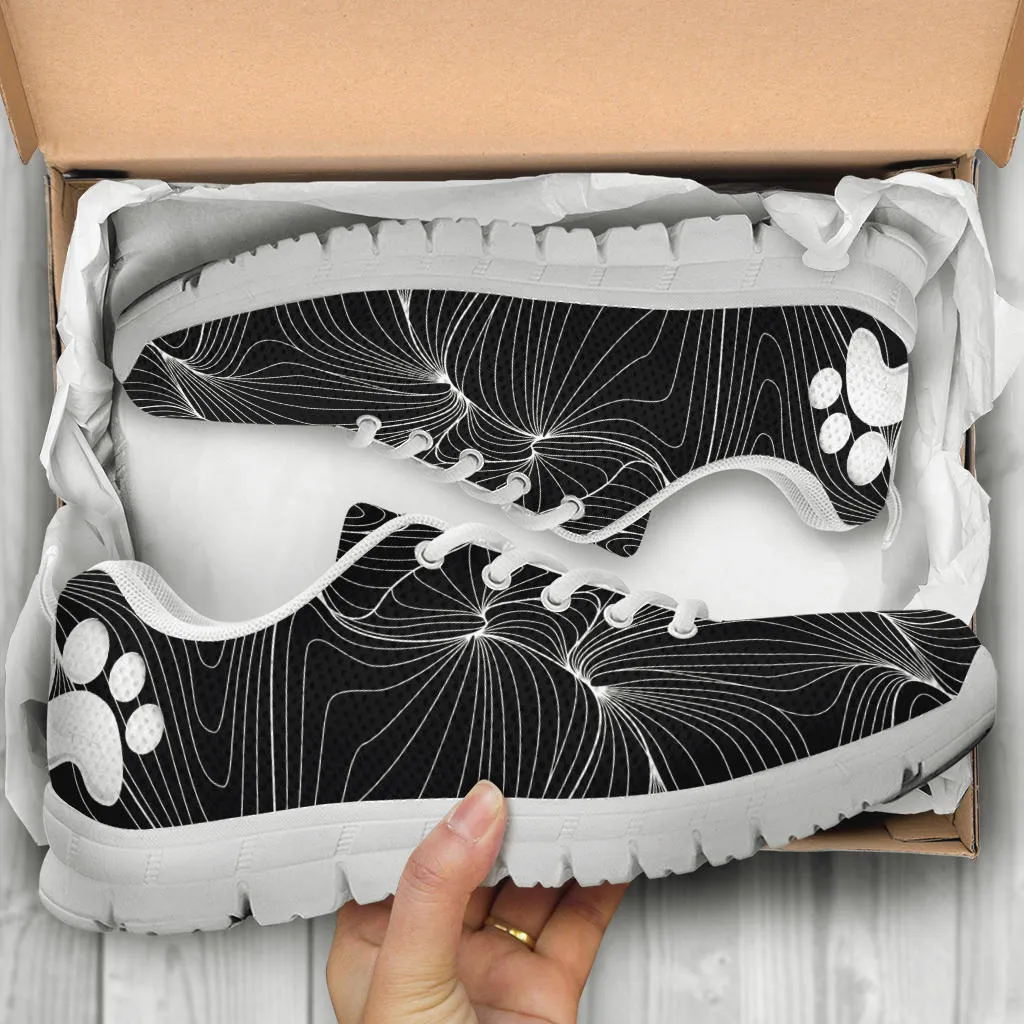 Web with Pawprints on heel -  Women's Sneakers