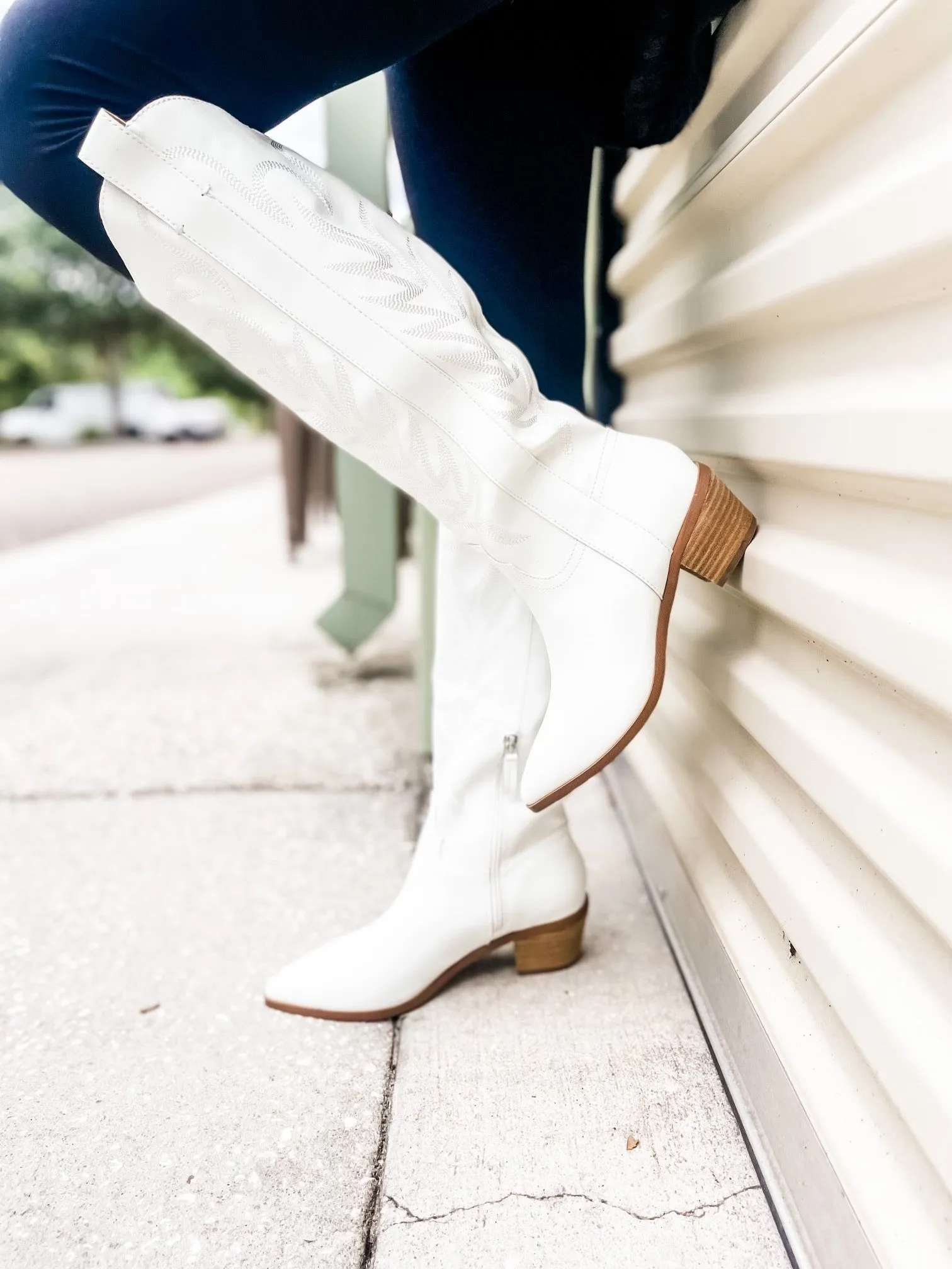 White Cowgirl Boot