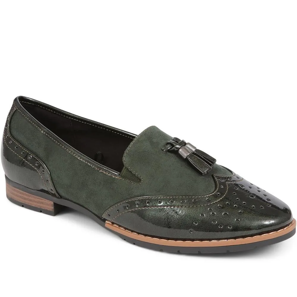 Wide Fit Tassel Loafers - JANSP26017 / 310 349