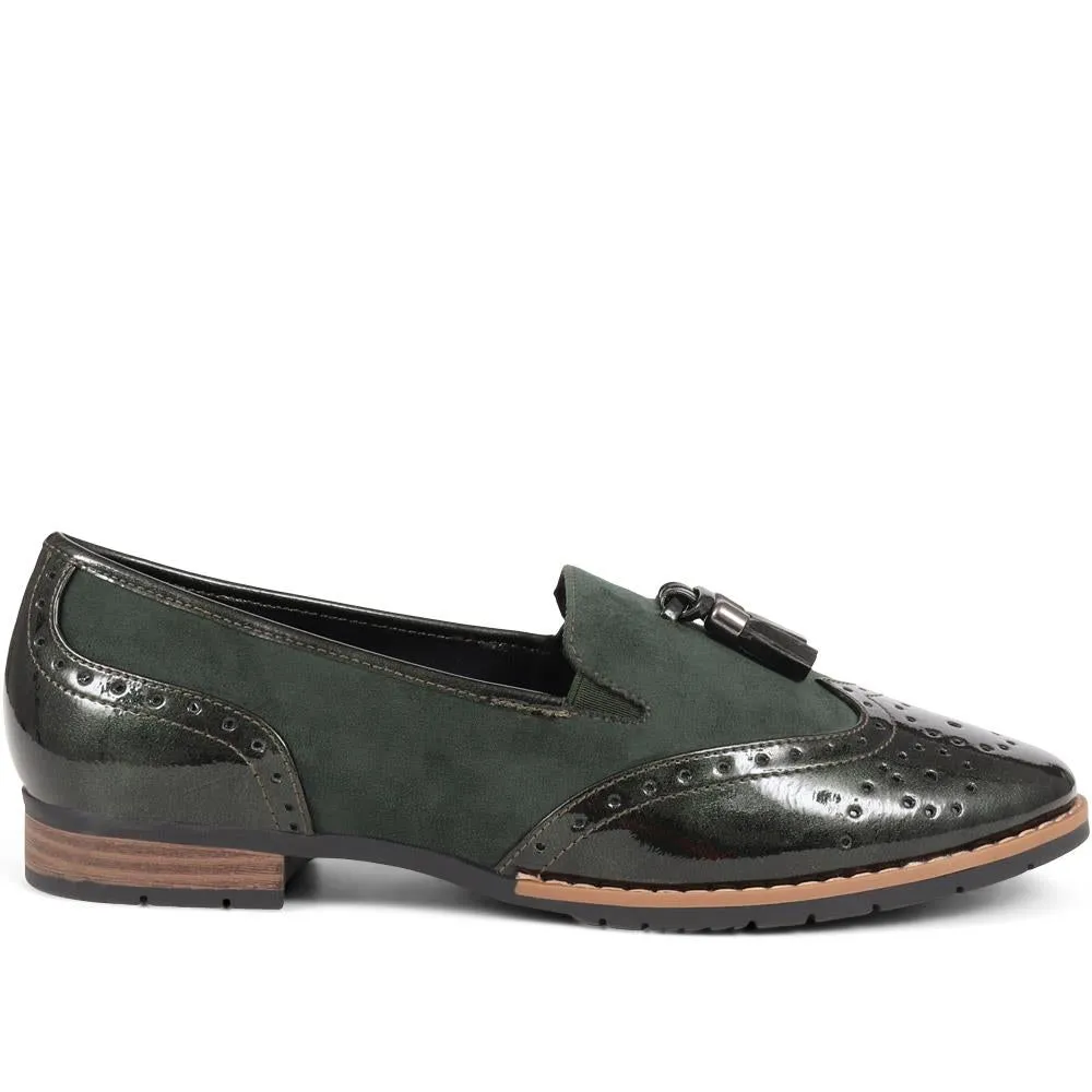 Wide Fit Tassel Loafers - JANSP26017 / 310 349