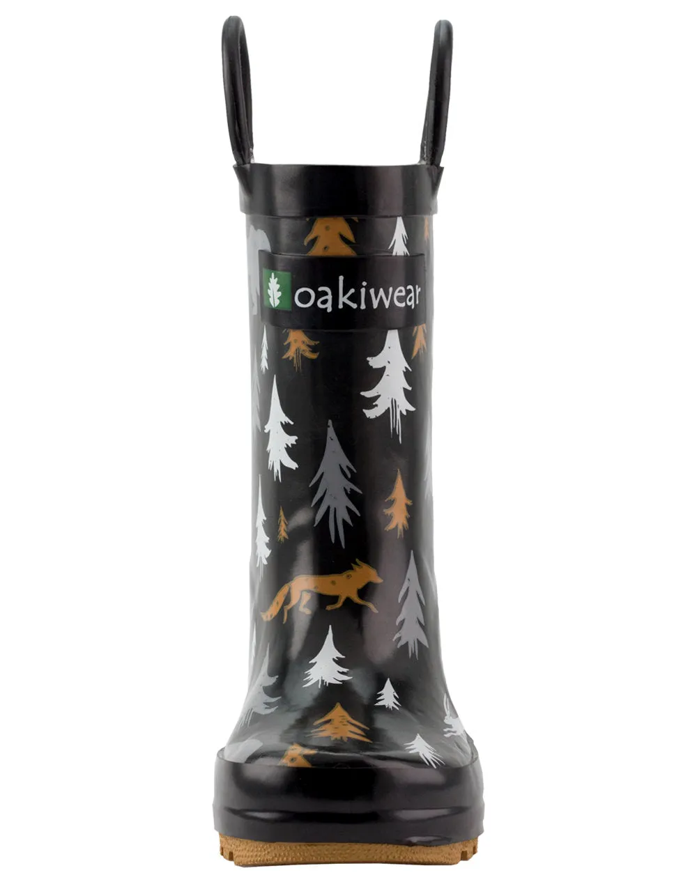 Wildlife Tracker Loop Handle Rubber Rain Boots