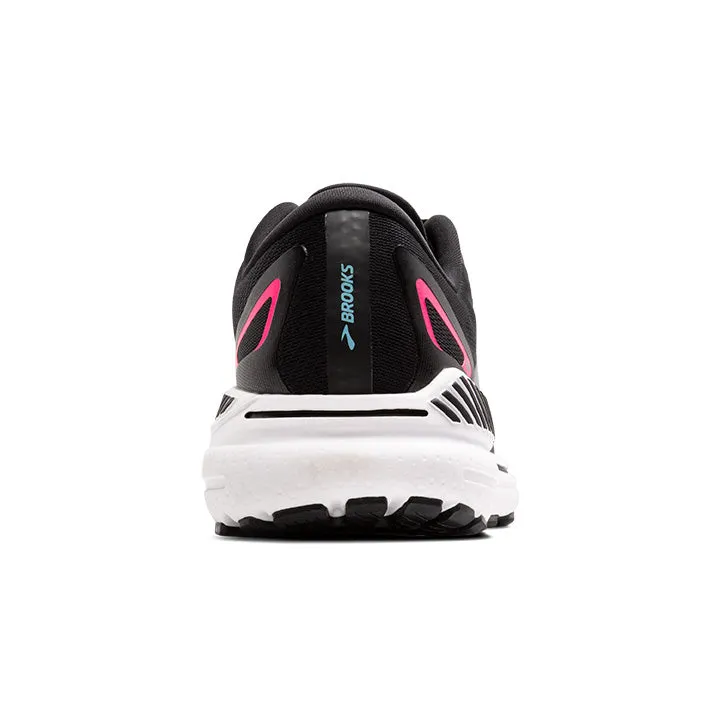 WOMEN'S ADRENALINE 23 GTX - B - 082 BLACK/KNOCKOUT PINK/AQUA