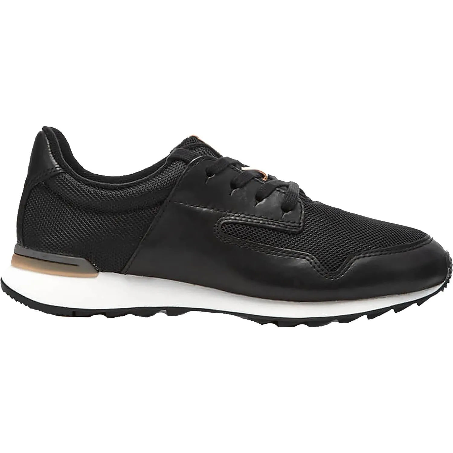 Women's Clarks Floura Mix Black Leather