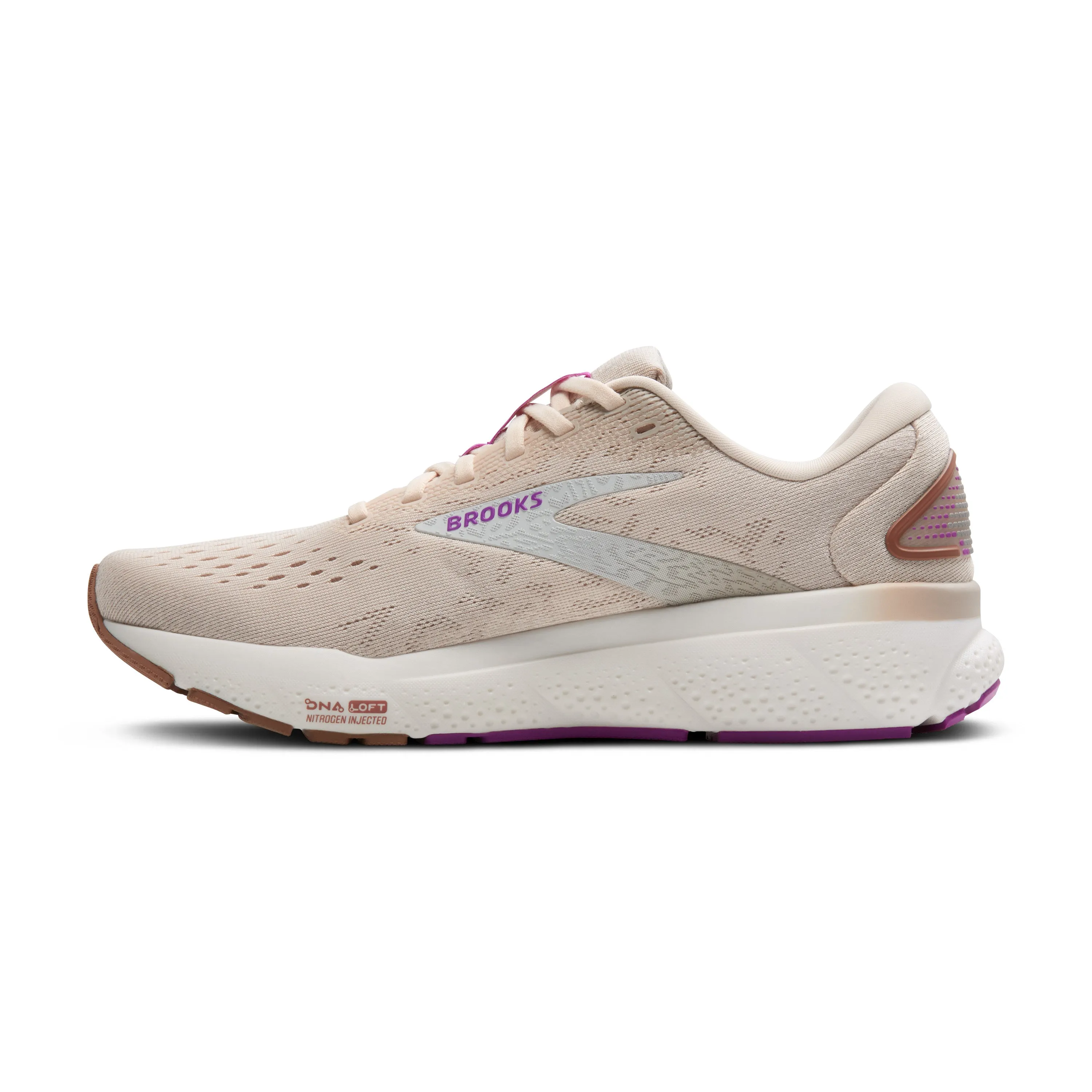 WOMEN'S GHOST 16 - B - 251 ALMOND PEACH/COCONUT/PURPLE