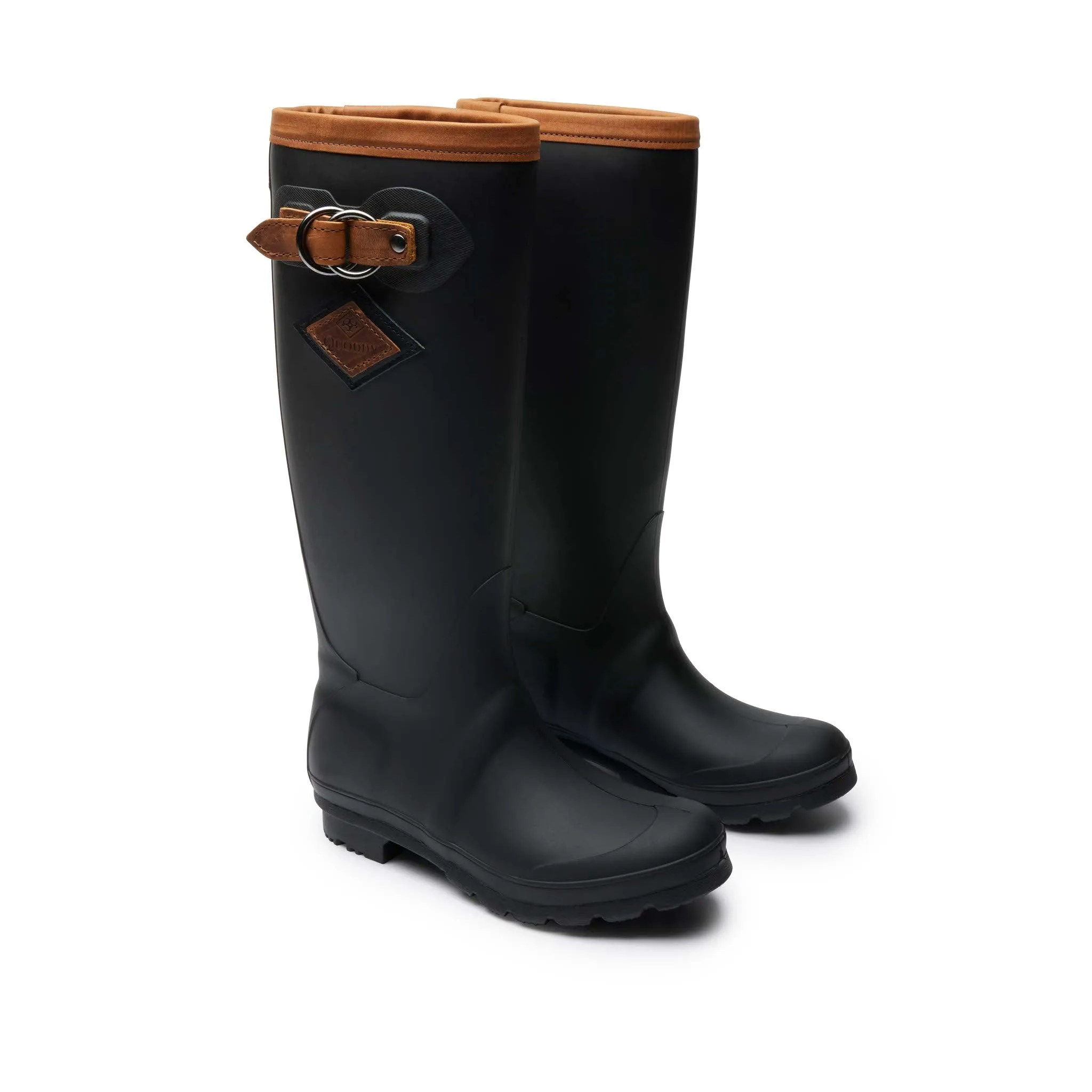 Women’s High-Tide Rain Boot: Black Brown