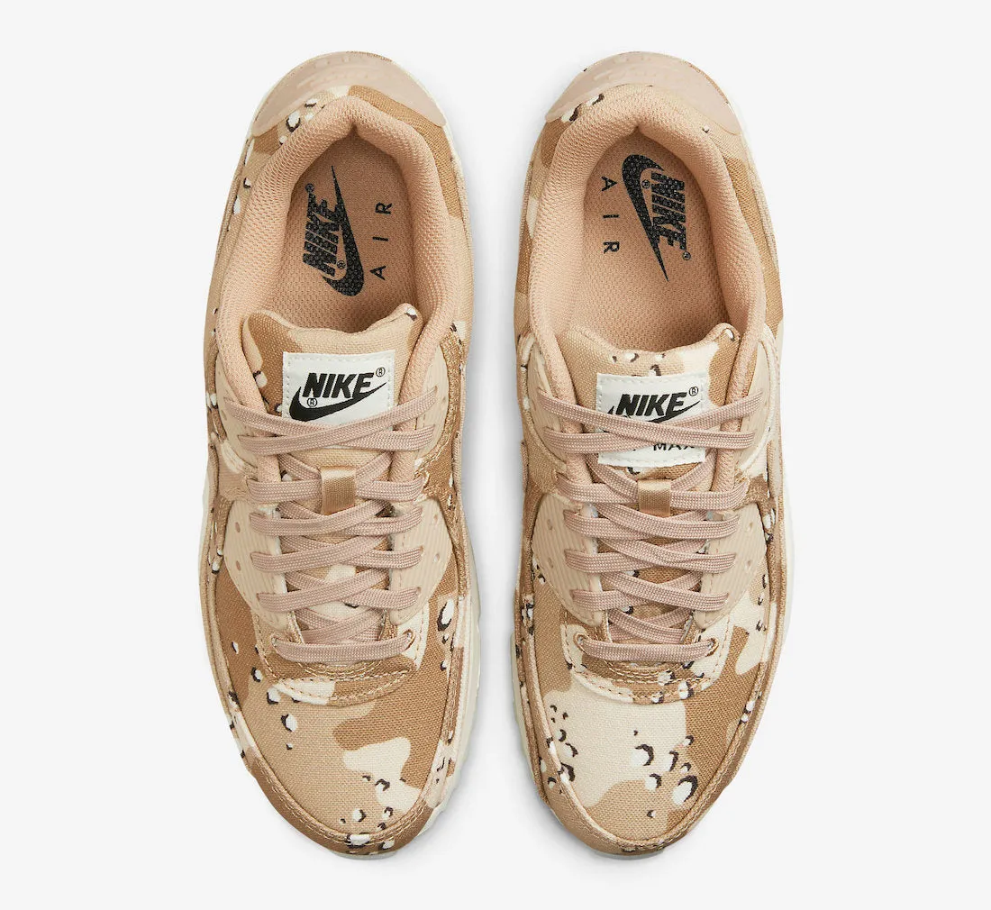 WOMEN'S NIKE AIR MAX 90 HEMP/LIGHT SOFT PINK-SAIL-VELVET BROWN DX2313-200