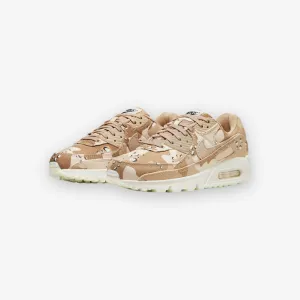 WOMEN'S NIKE AIR MAX 90 HEMP/LIGHT SOFT PINK-SAIL-VELVET BROWN DX2313-200