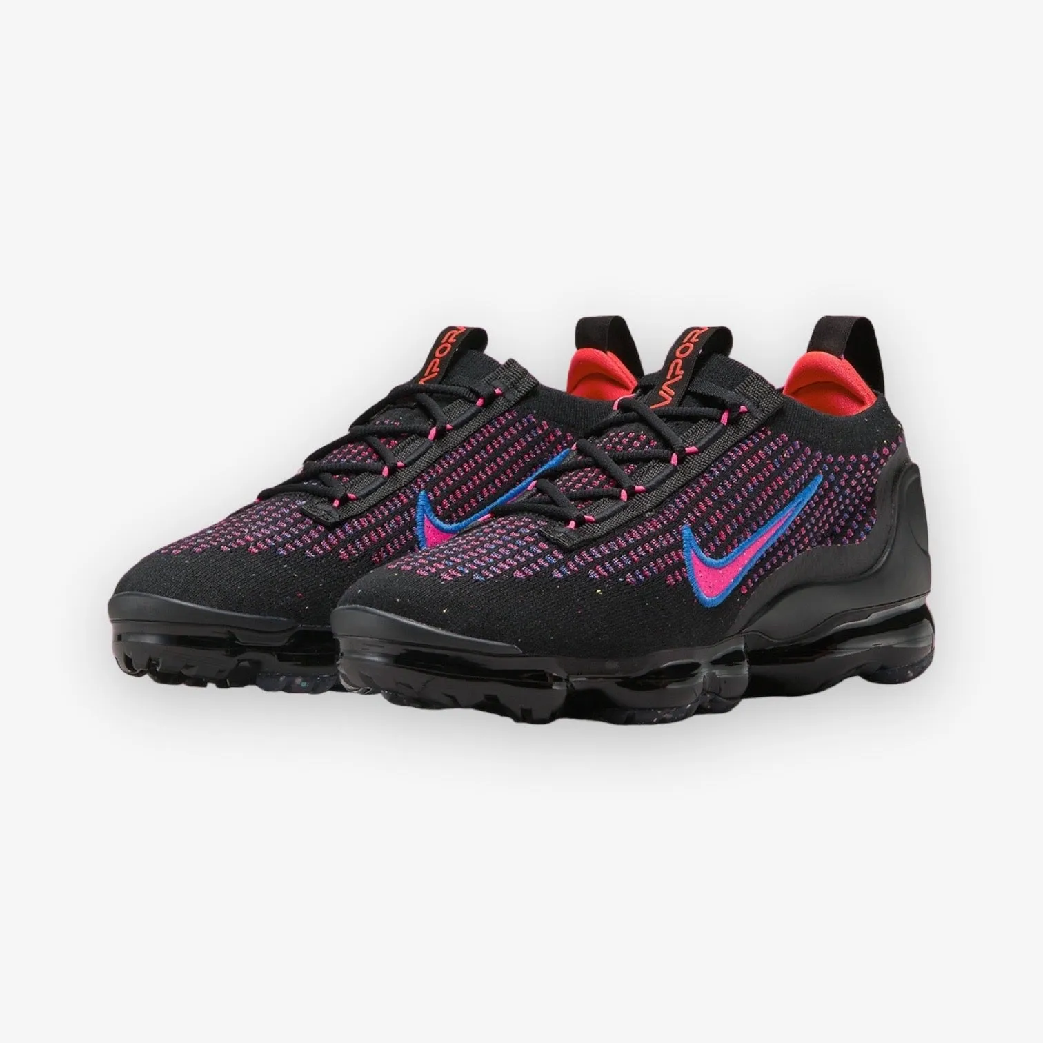 Women's Nike Air Vapormax 2021 FK Black Hyper Pink Racer Blue DX2355-001