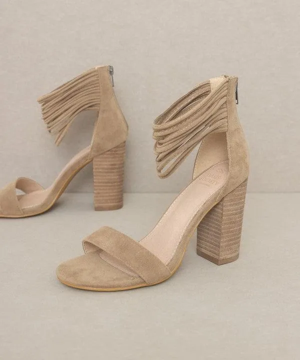 Womens Shoes Blake - Strappy Ankle Wrapped Heel