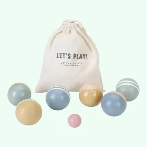 Wooden Boules Set