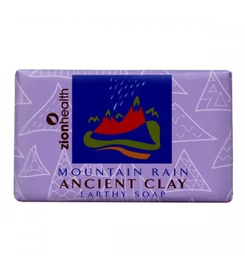 Zion Health Clay Soap Mountain Rain 6 oz Bar Soap